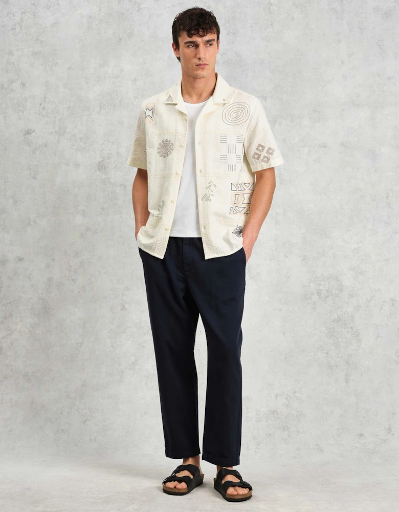 Doodle Embroidered Didcot Shirt