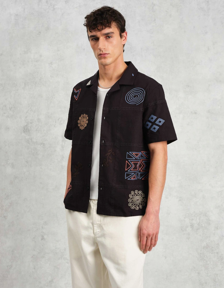 Doodle Embroidered Didcot Shirt