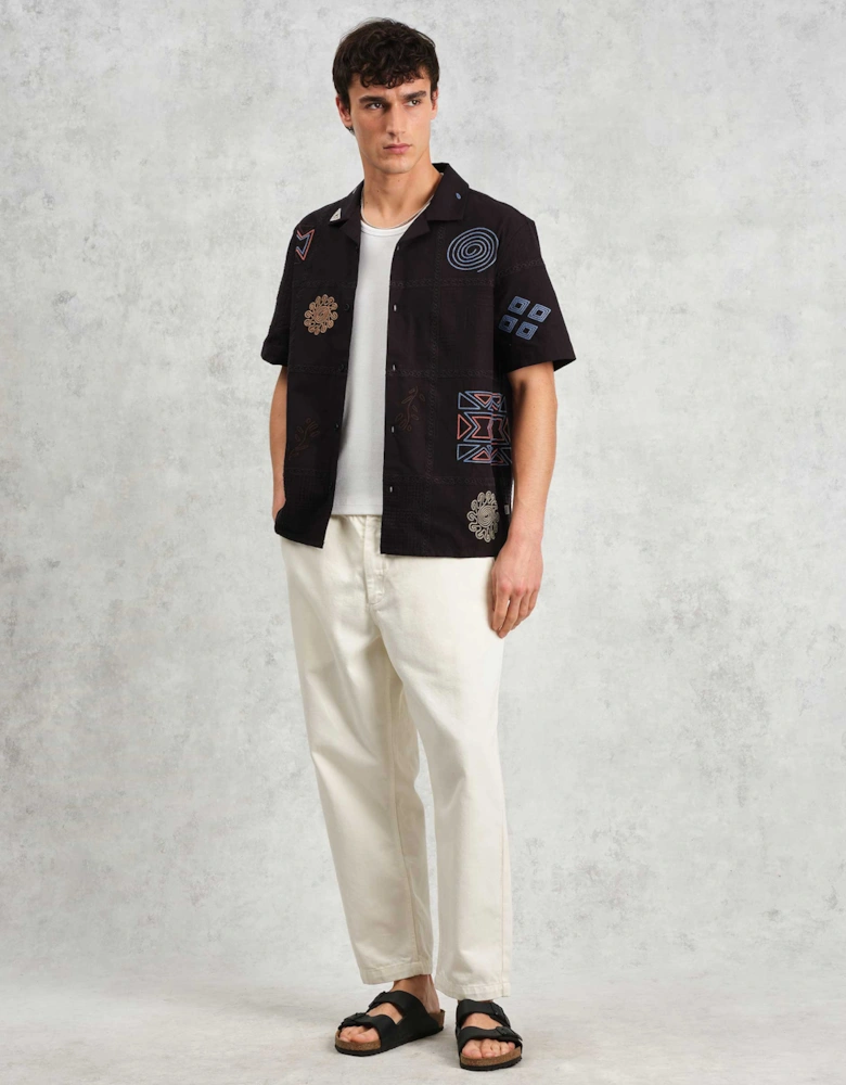 Doodle Embroidered Didcot Shirt