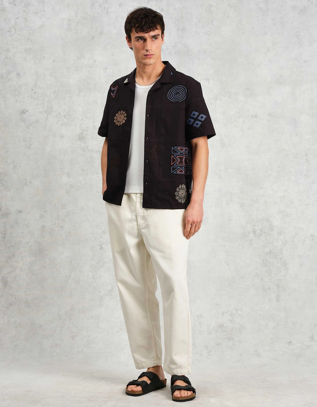 Doodle Embroidered Didcot Shirt