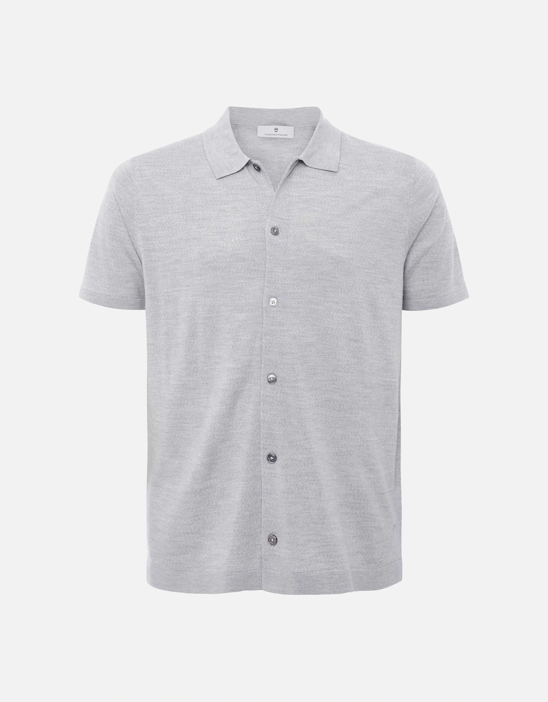 Fine Merino Button Polo Shirt, 4 of 3