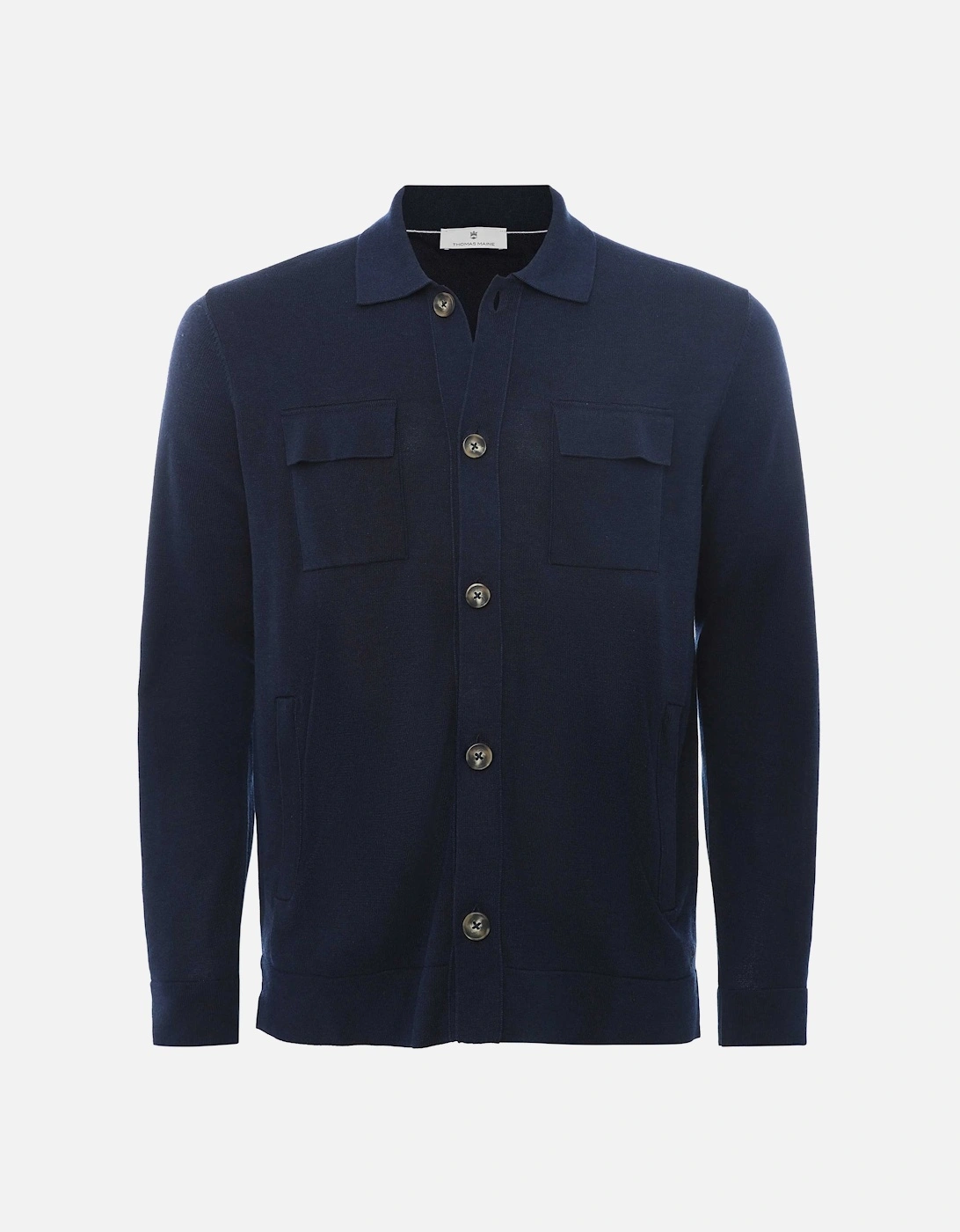Knitted Pocket Overshirt, 4 of 3