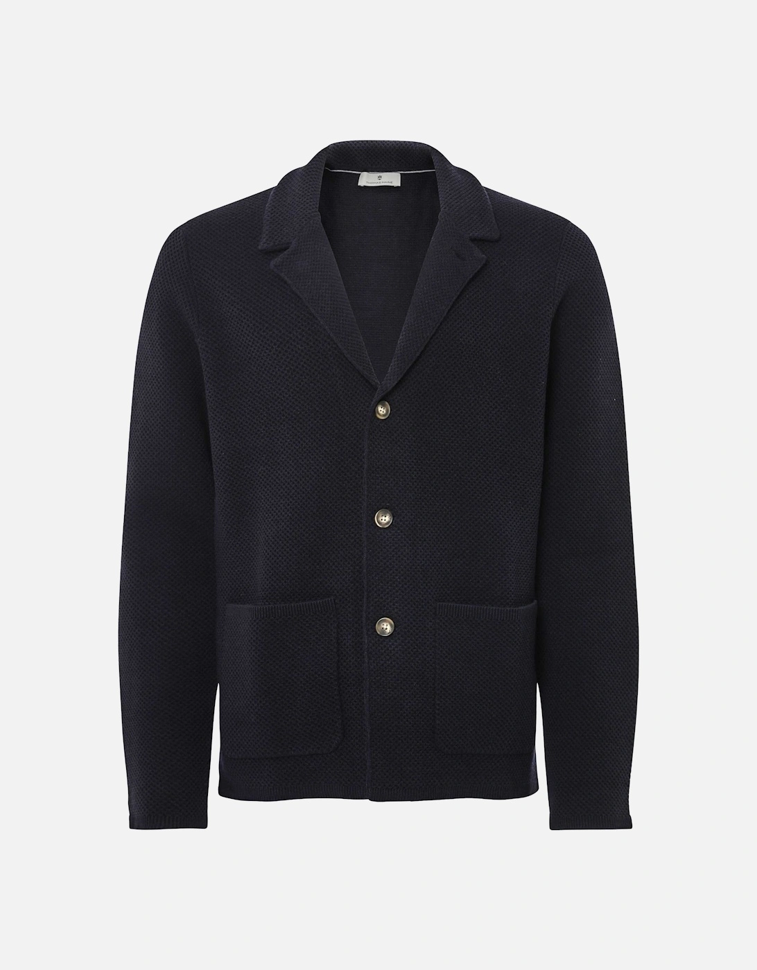 Waffle Knit Blazer Cardigan, 4 of 3