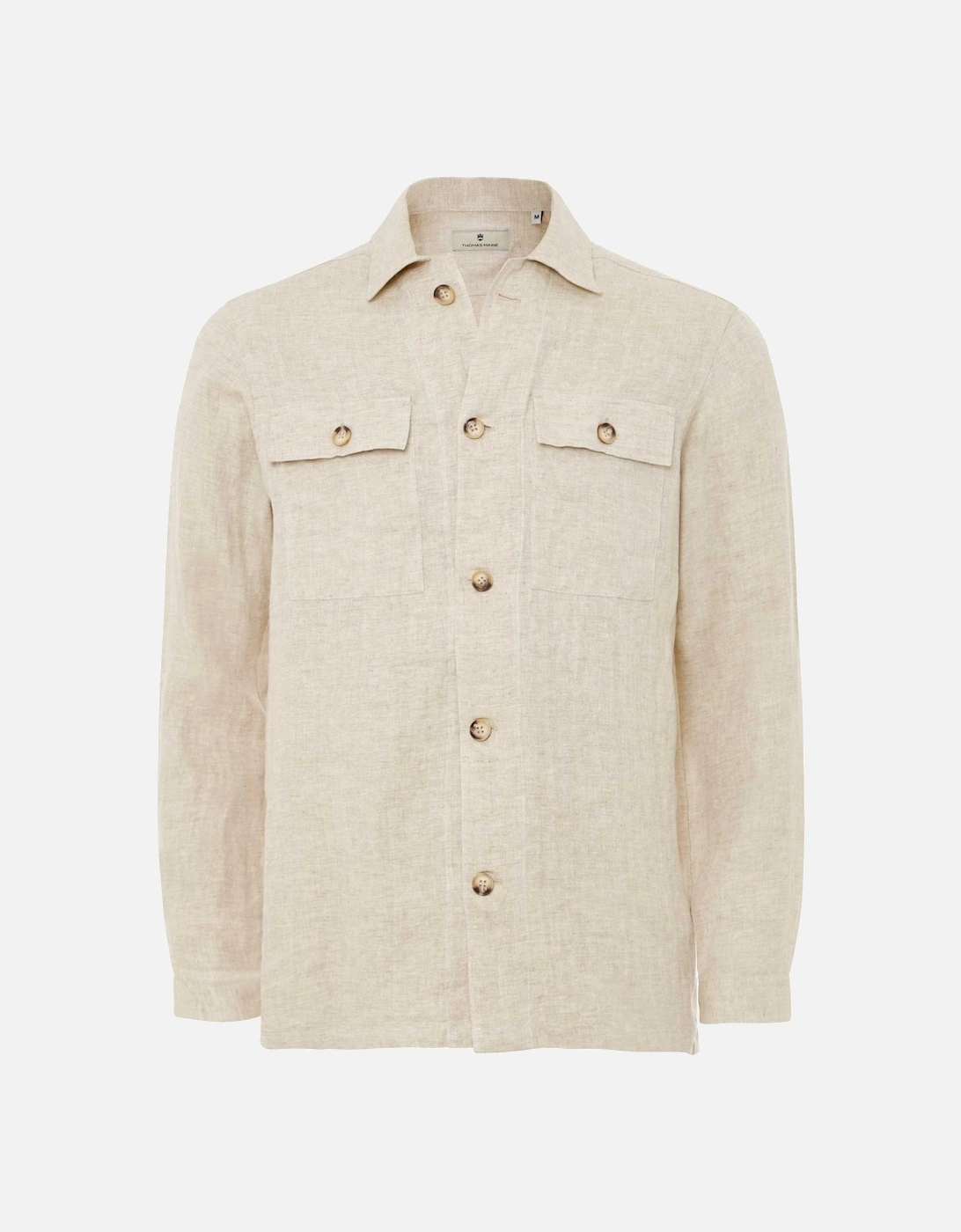Linen Trento Overshirt, 4 of 3