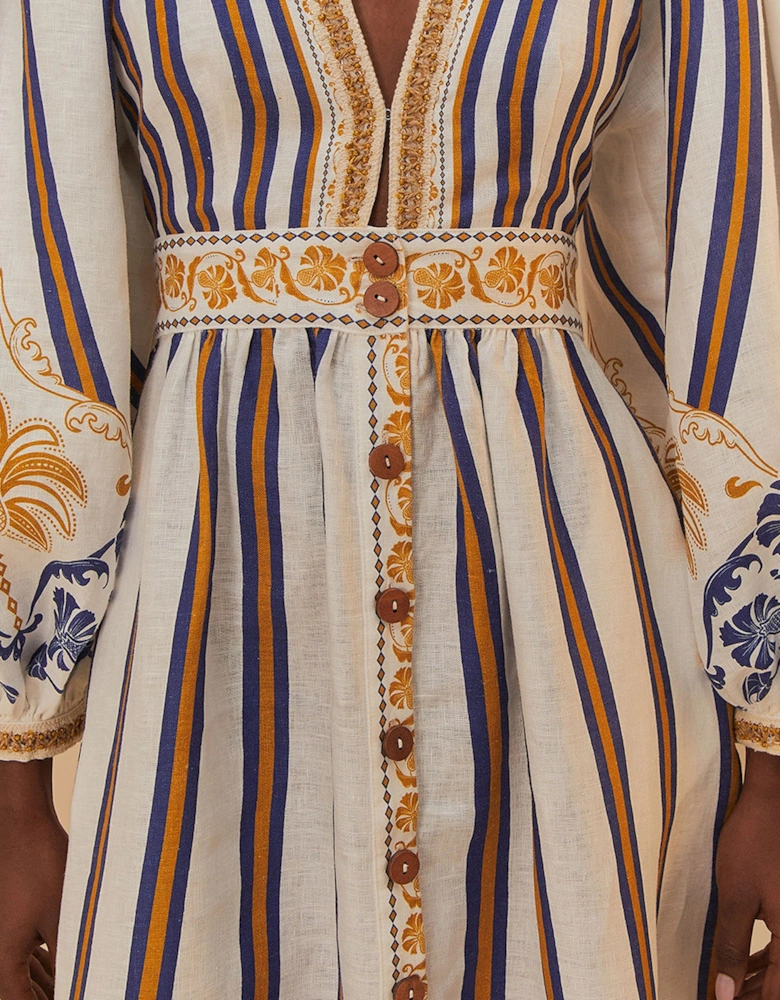 Pineapple Deco Maxi Dress