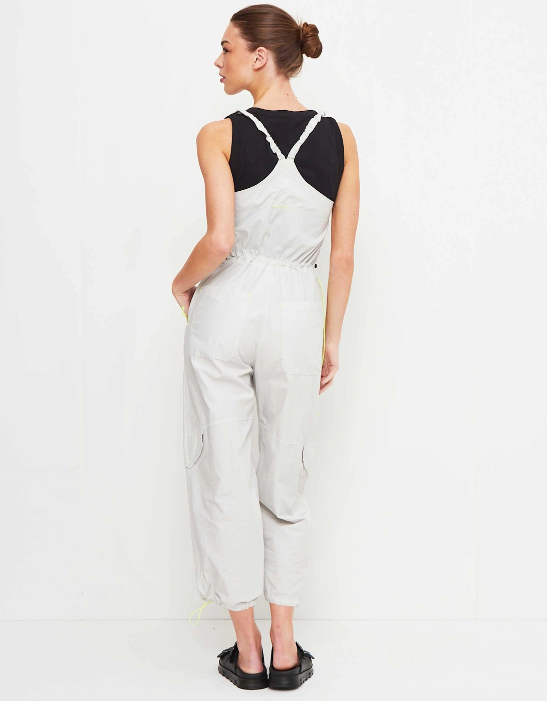 Elasticated Sleeveless Jumpsuit