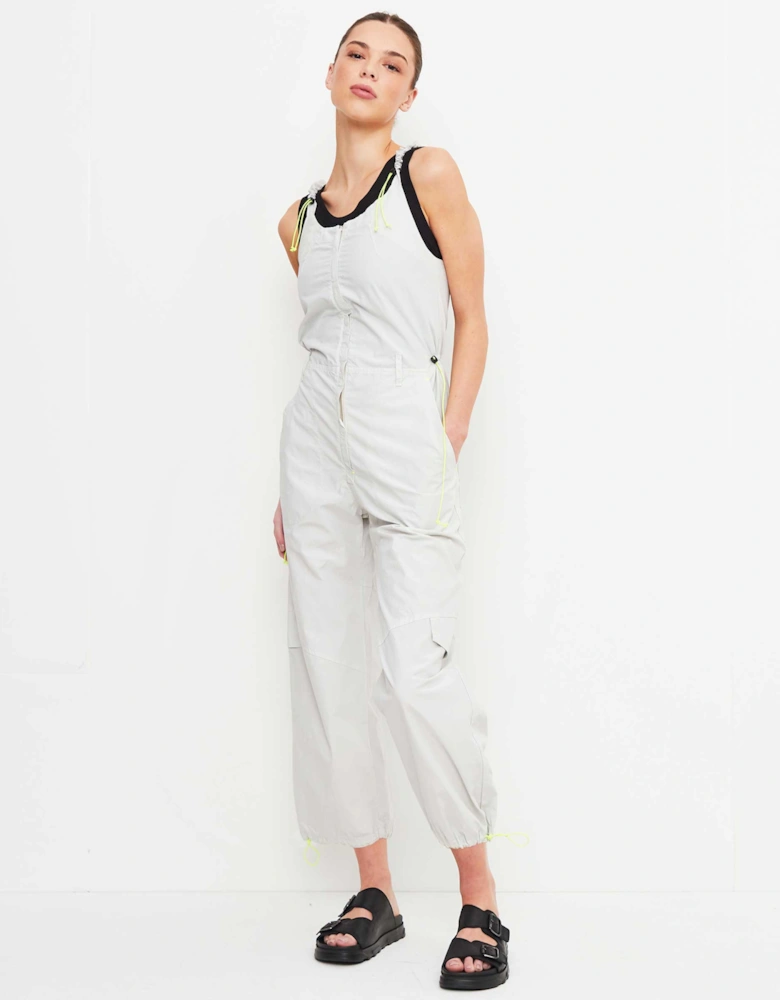 Elasticated Sleeveless Jumpsuit