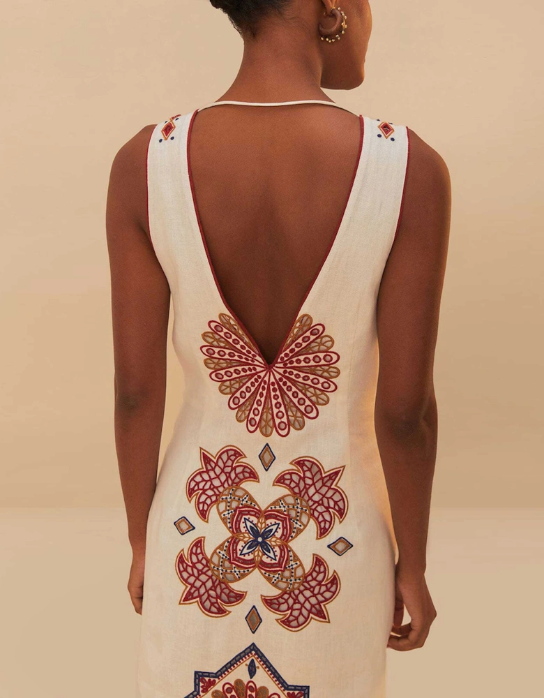 Marys Tiles Richelieu Midi Dress