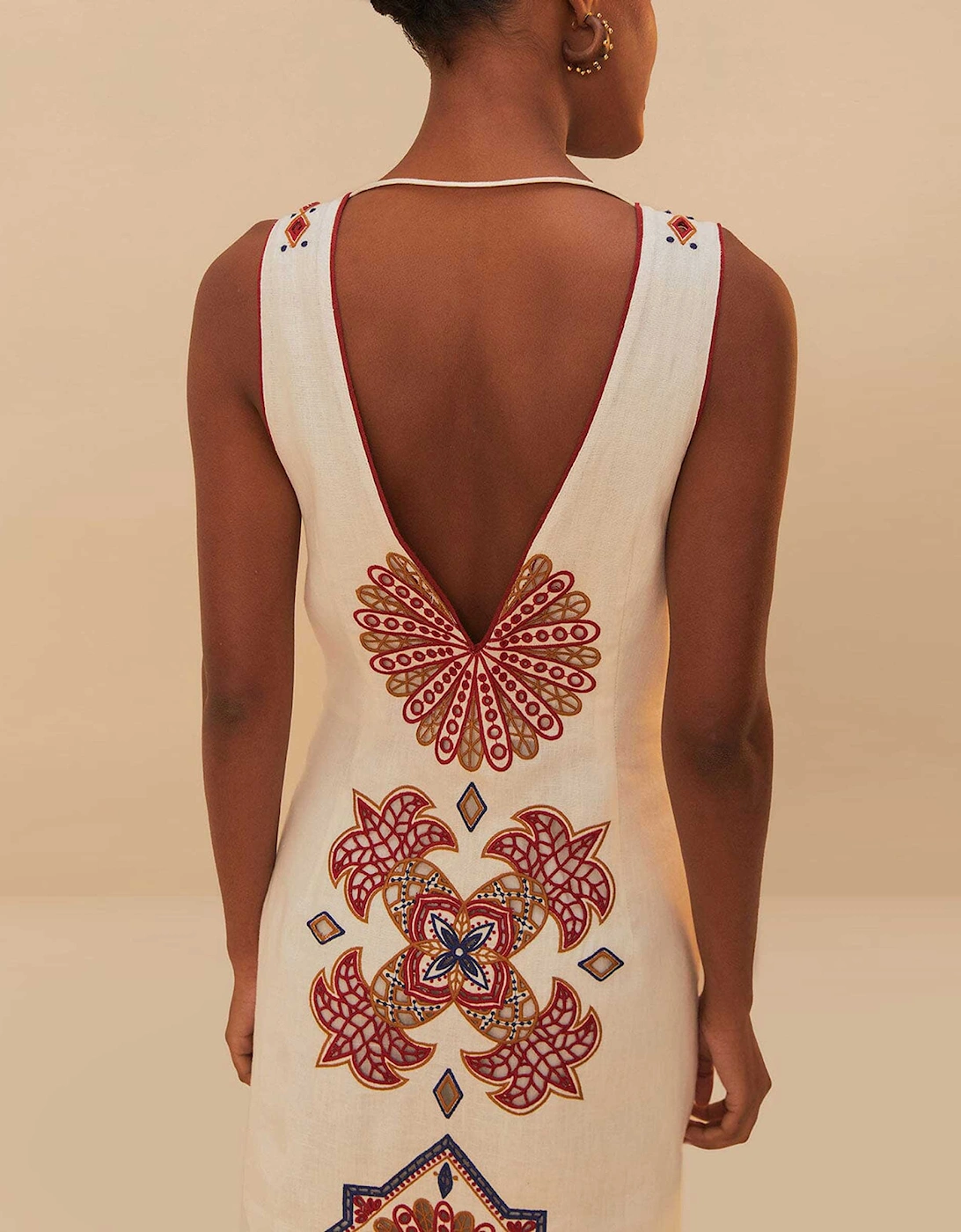 Marys Tiles Richelieu Midi Dress
