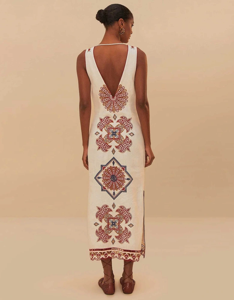 Marys Tiles Richelieu Midi Dress