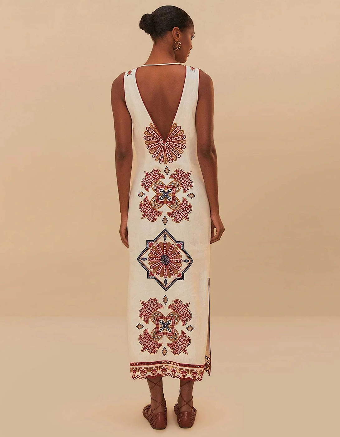 Marys Tiles Richelieu Midi Dress