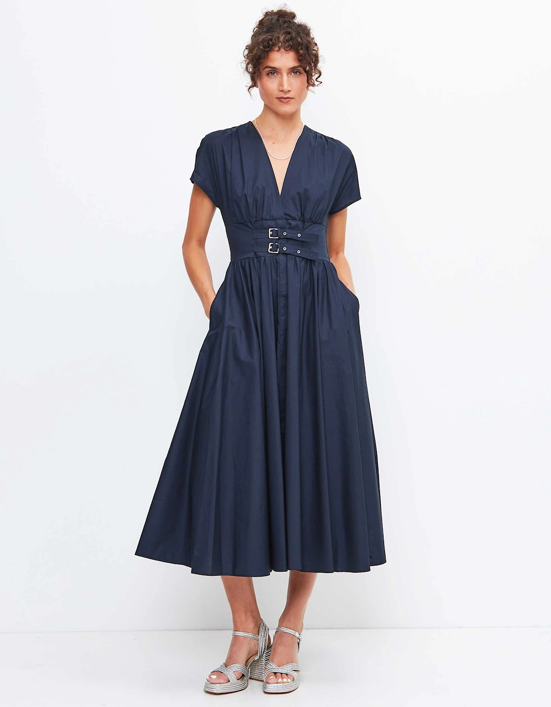 Belt Detail Maxi Dress
