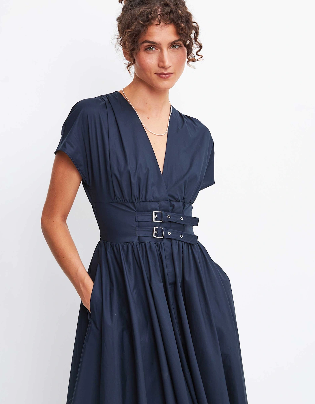 Belt Detail Maxi Dress