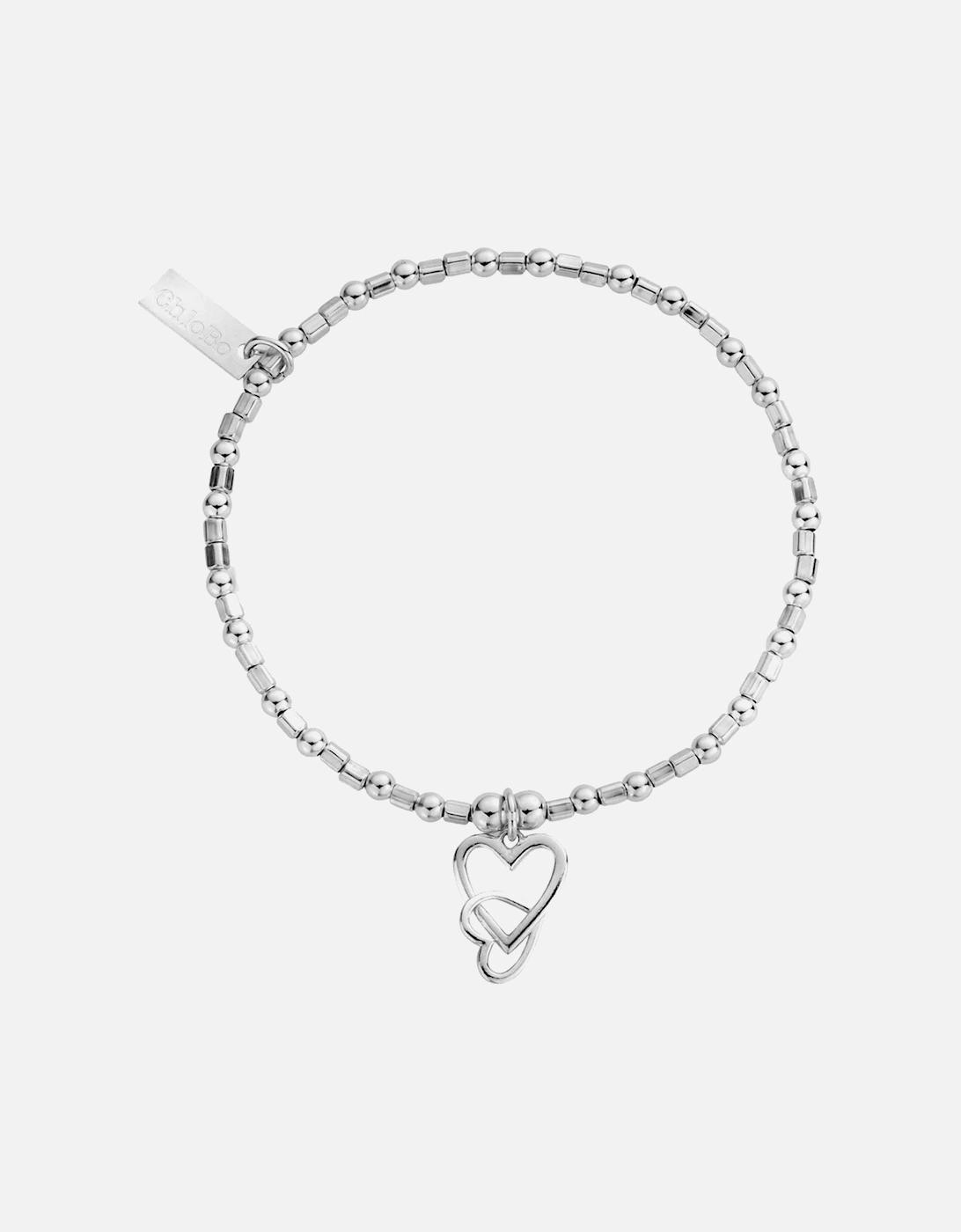 Mini Cube Interlocking Heart Bracelet, 4 of 3
