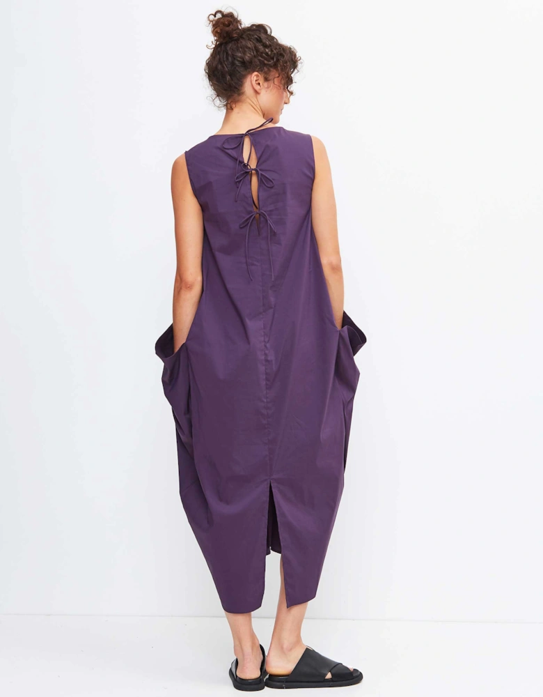 Tie Back Pocket Dress