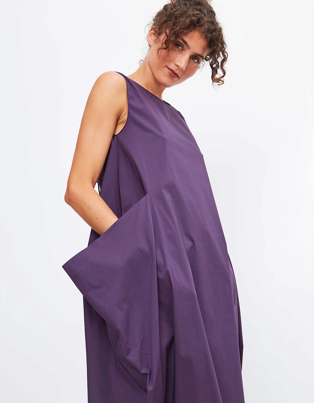 Tie Back Pocket Dress