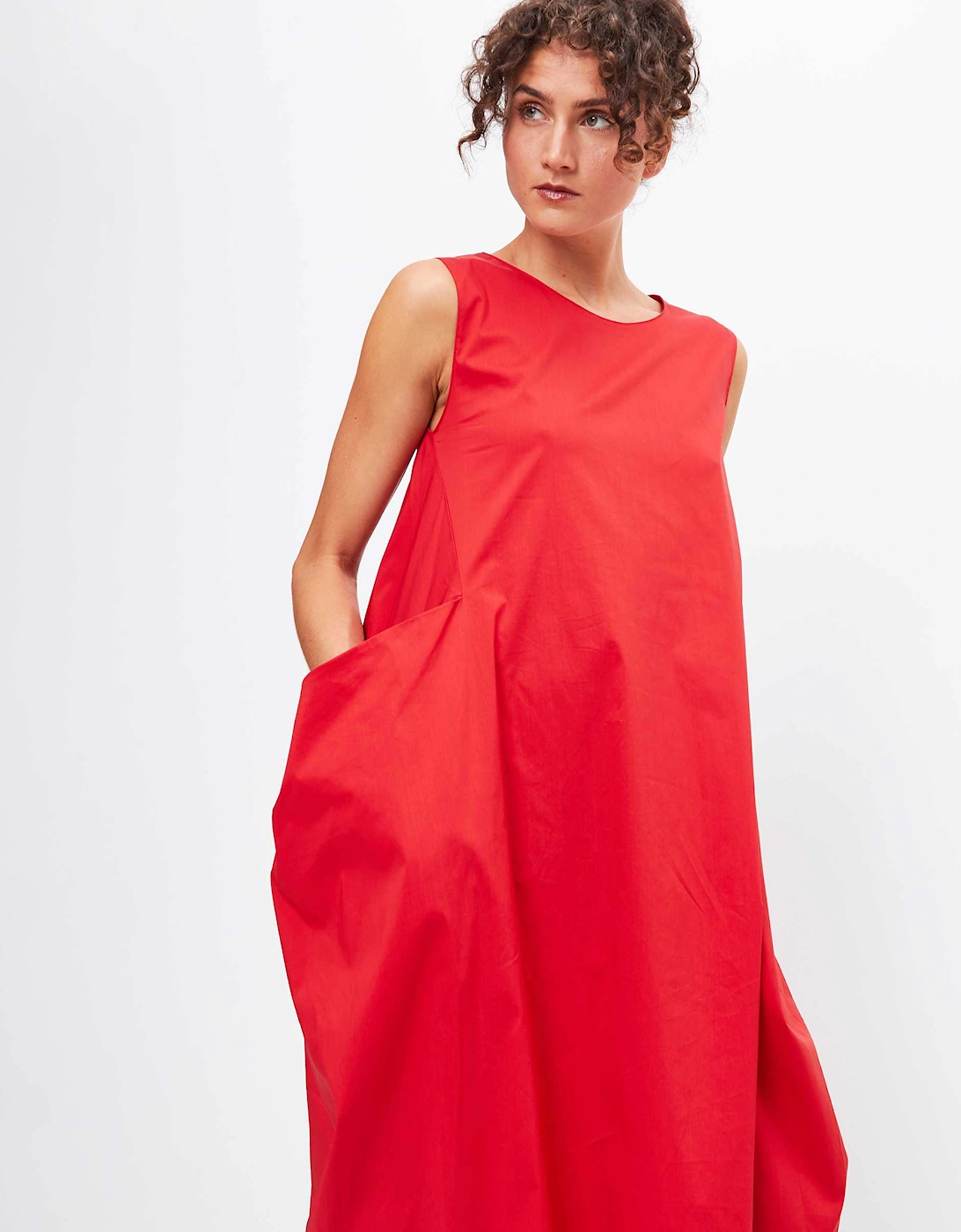 Tie Back Pocket Dress