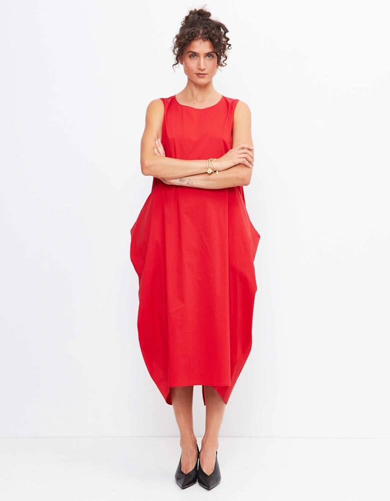 Tie Back Pocket Dress