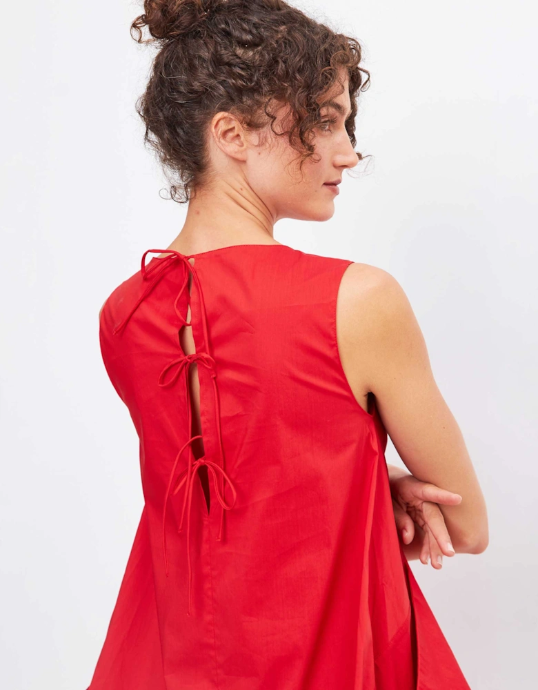 Tie Back Pocket Dress