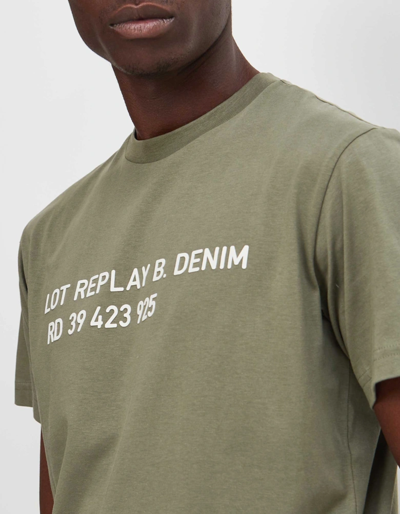 Crew Neck Print T-Shirt