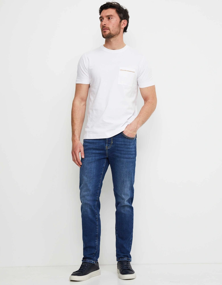 Slim Fit Dark Wash Jeans