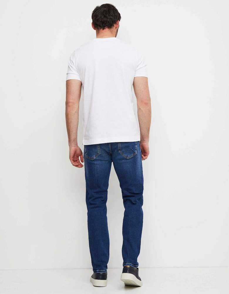 Slim Fit Dark Wash Jeans