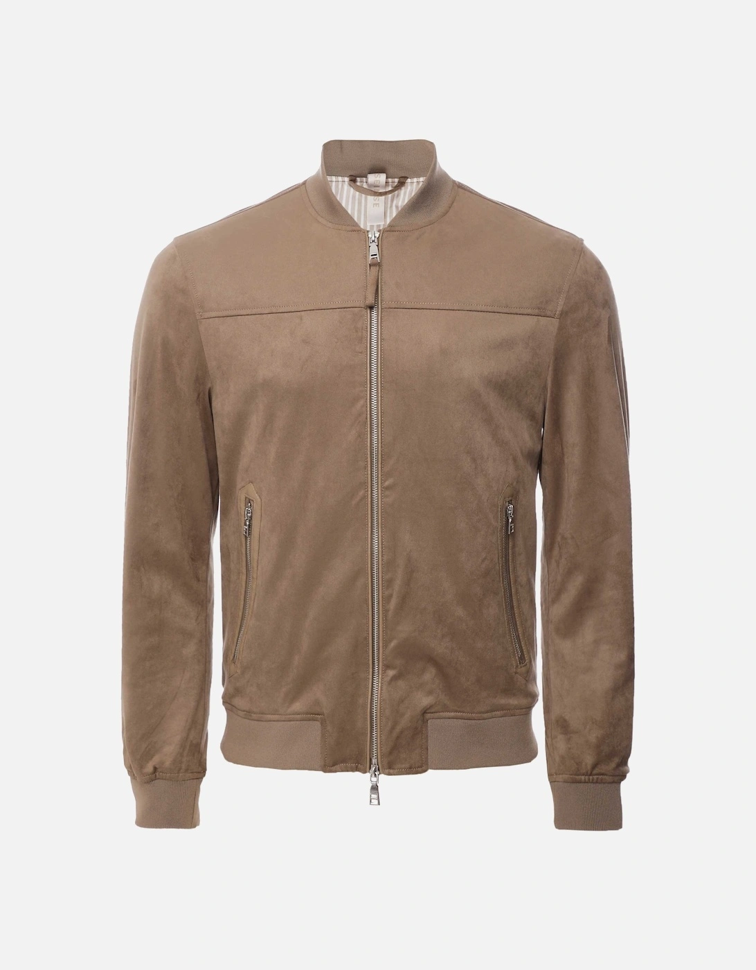 Faux Suede Bomber Jacket, 4 of 3