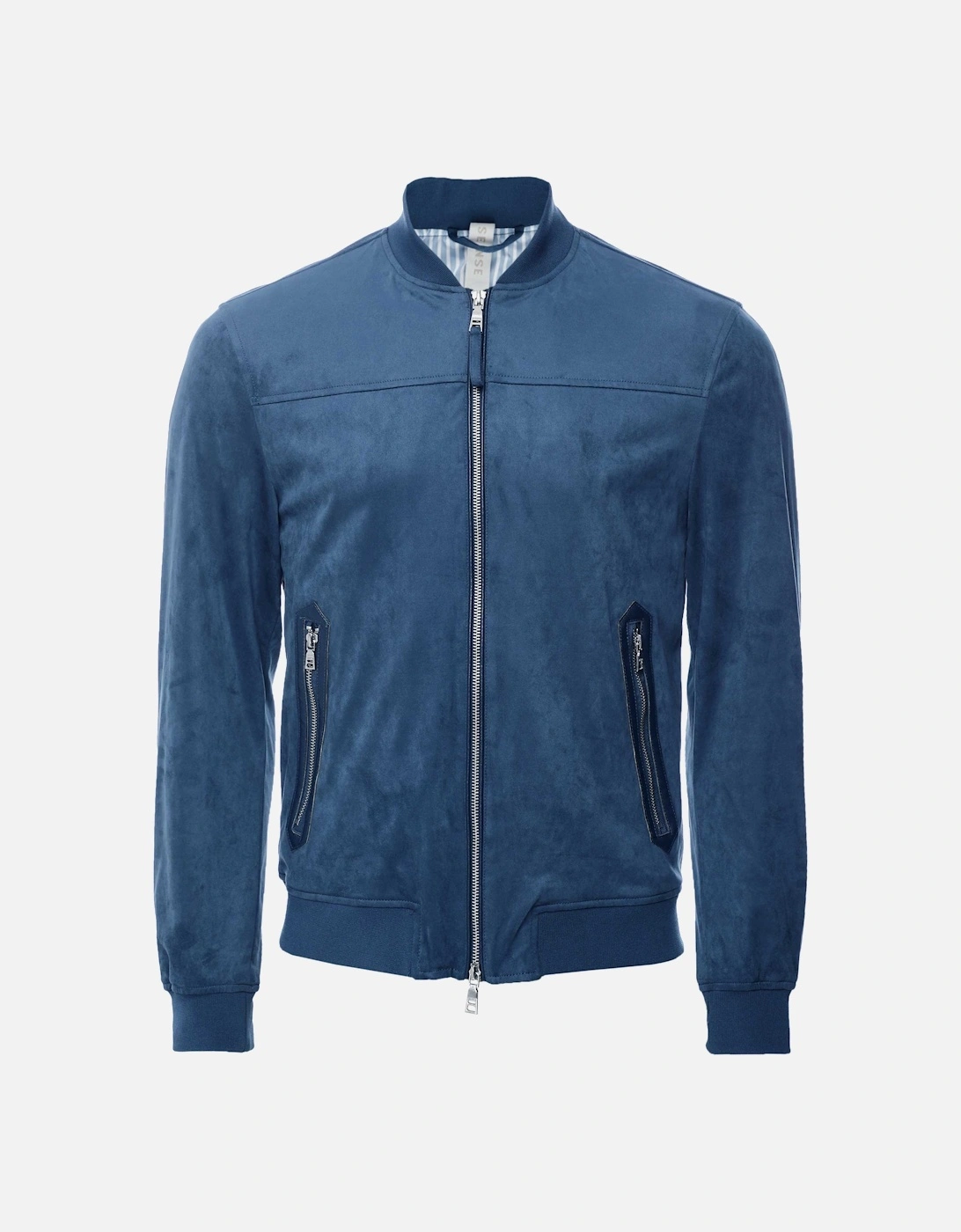 Faux Suede Bomber Jacket, 4 of 3