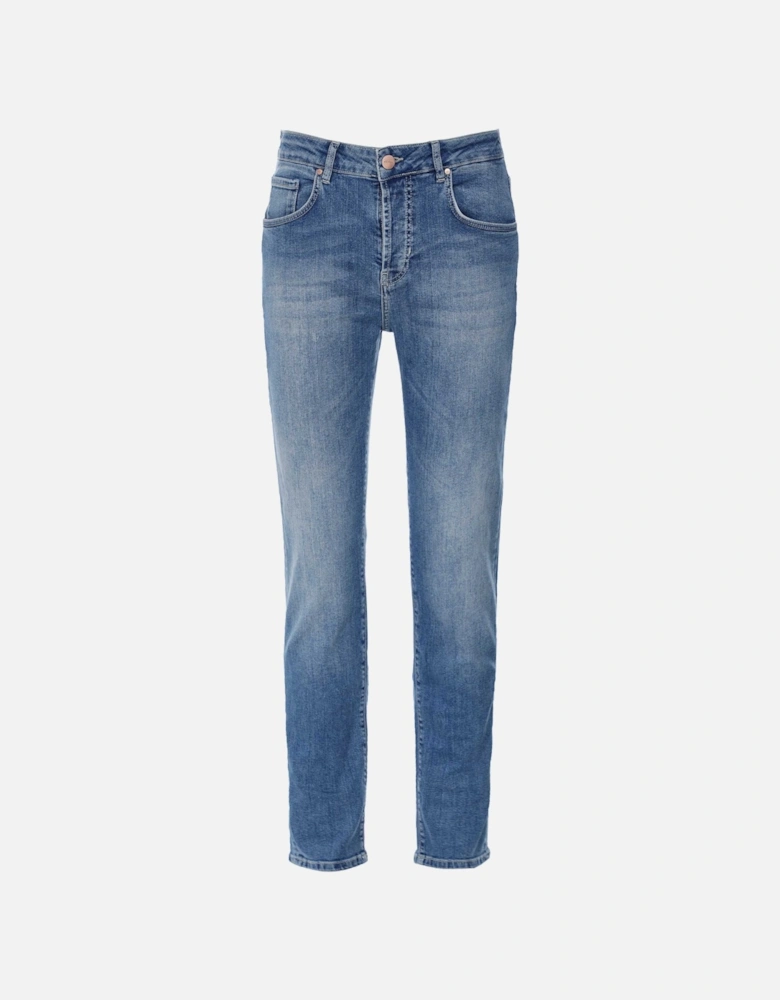 Slim Fit Mid Wash Jeans