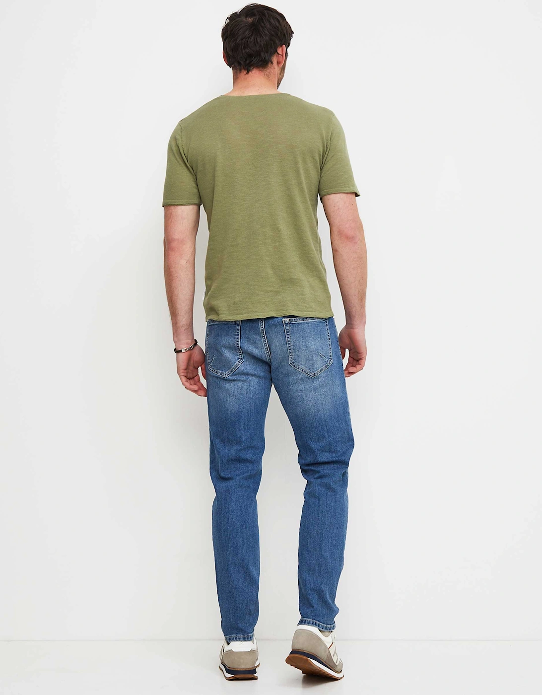 Slim Fit Mid Wash Jeans