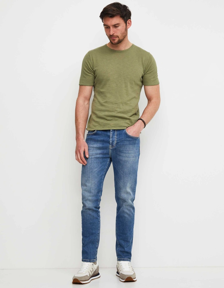 Slim Fit Mid Wash Jeans