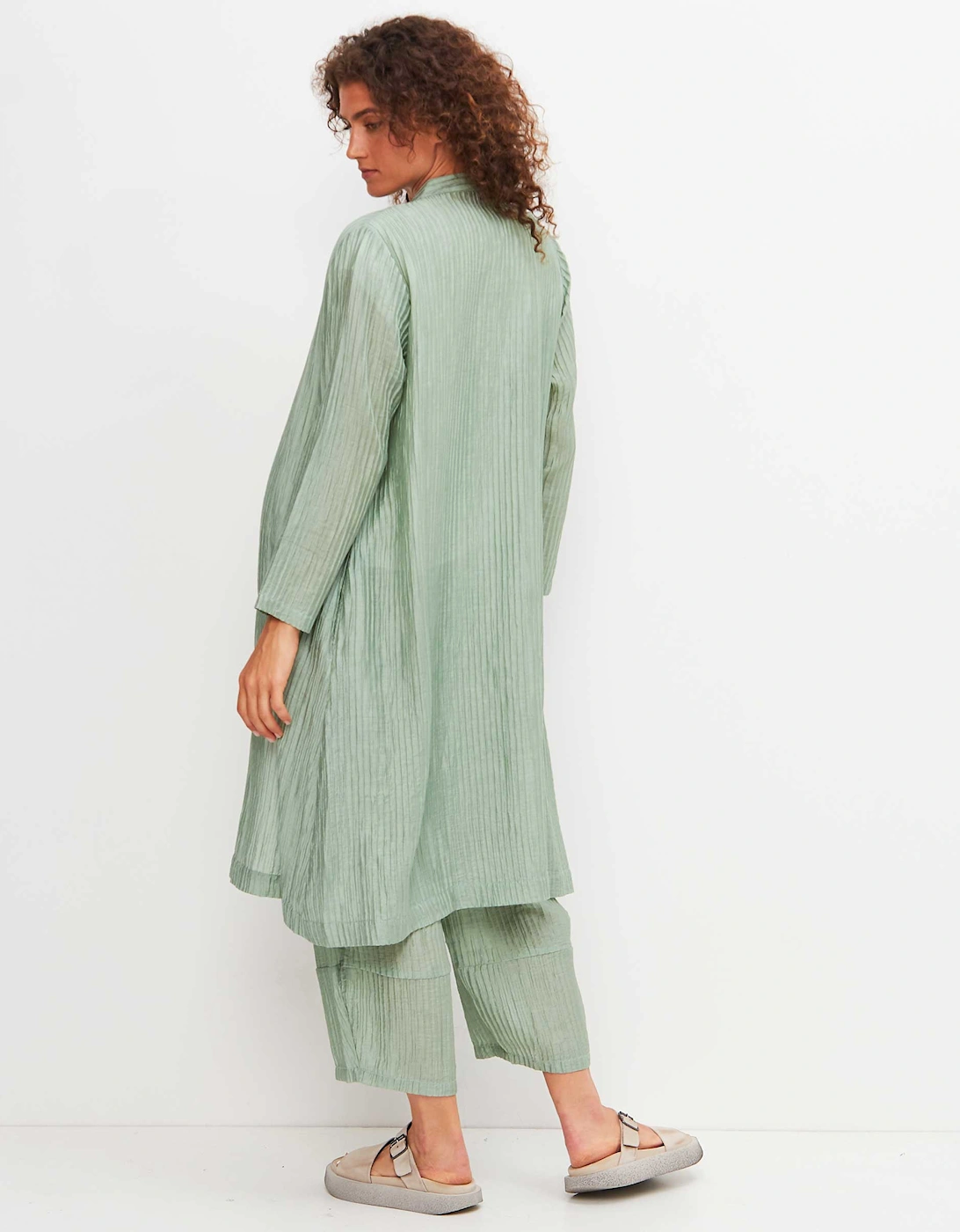 Long Pleated Shirt