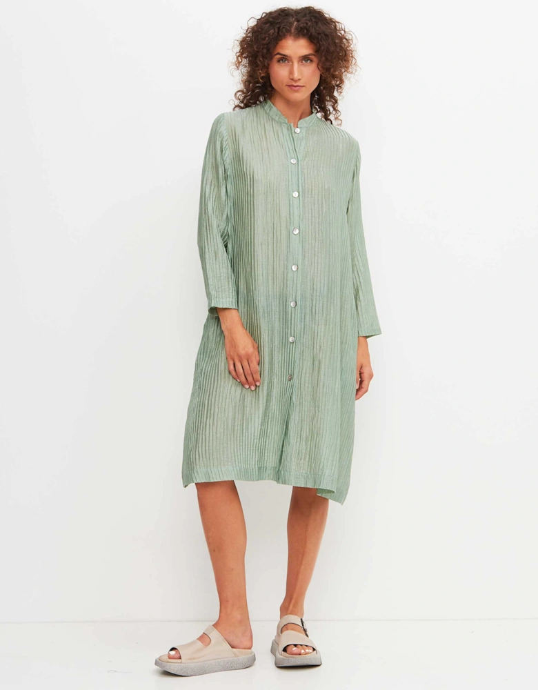 Long Pleated Shirt