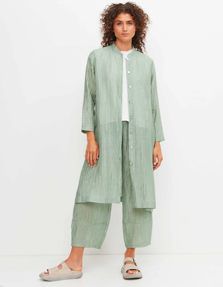 Long Pleated Shirt