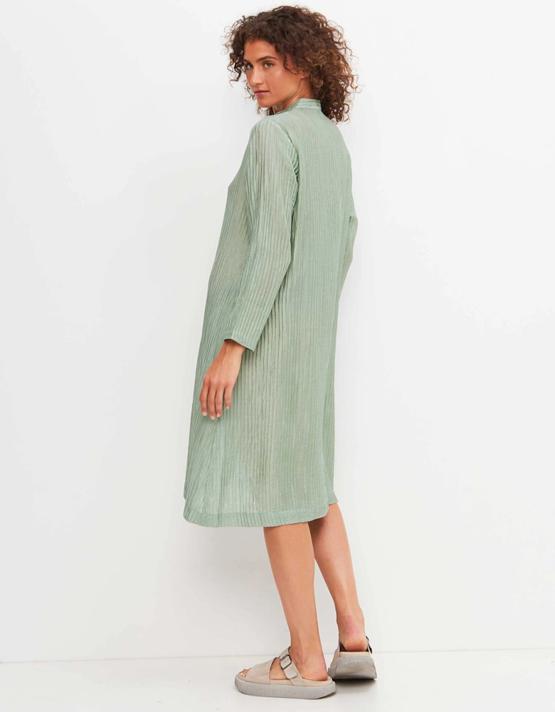 Long Pleated Shirt