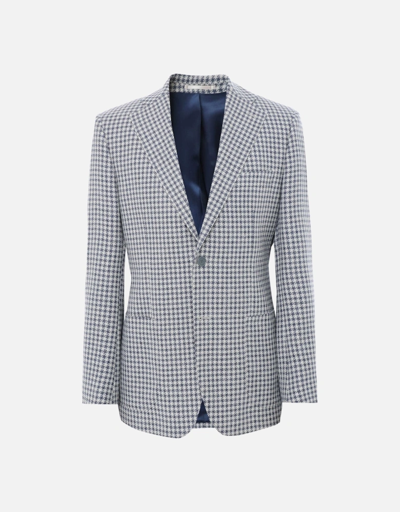 Wool Houndstooth Jacket