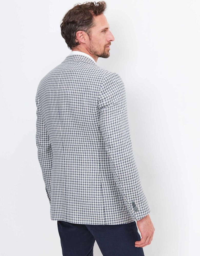 Wool Houndstooth Jacket