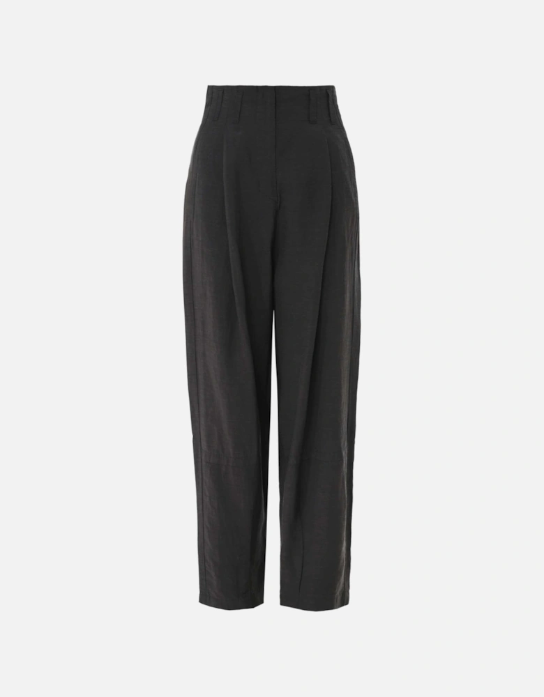 Drape Linen Blend Trousers