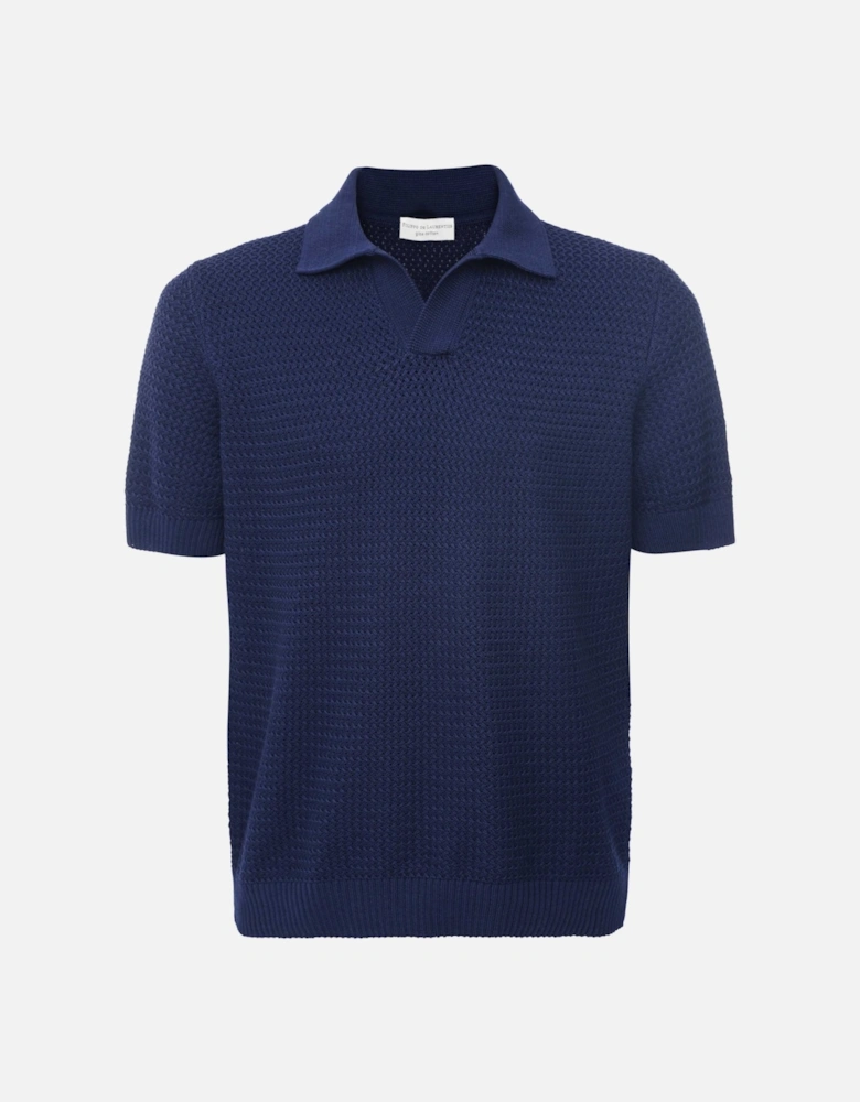 Knitted Skipper Polo Shirt
