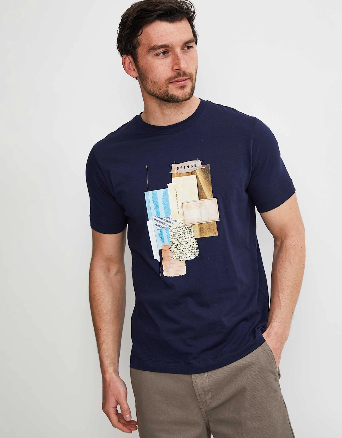 Crew Neck Print T-Shirt