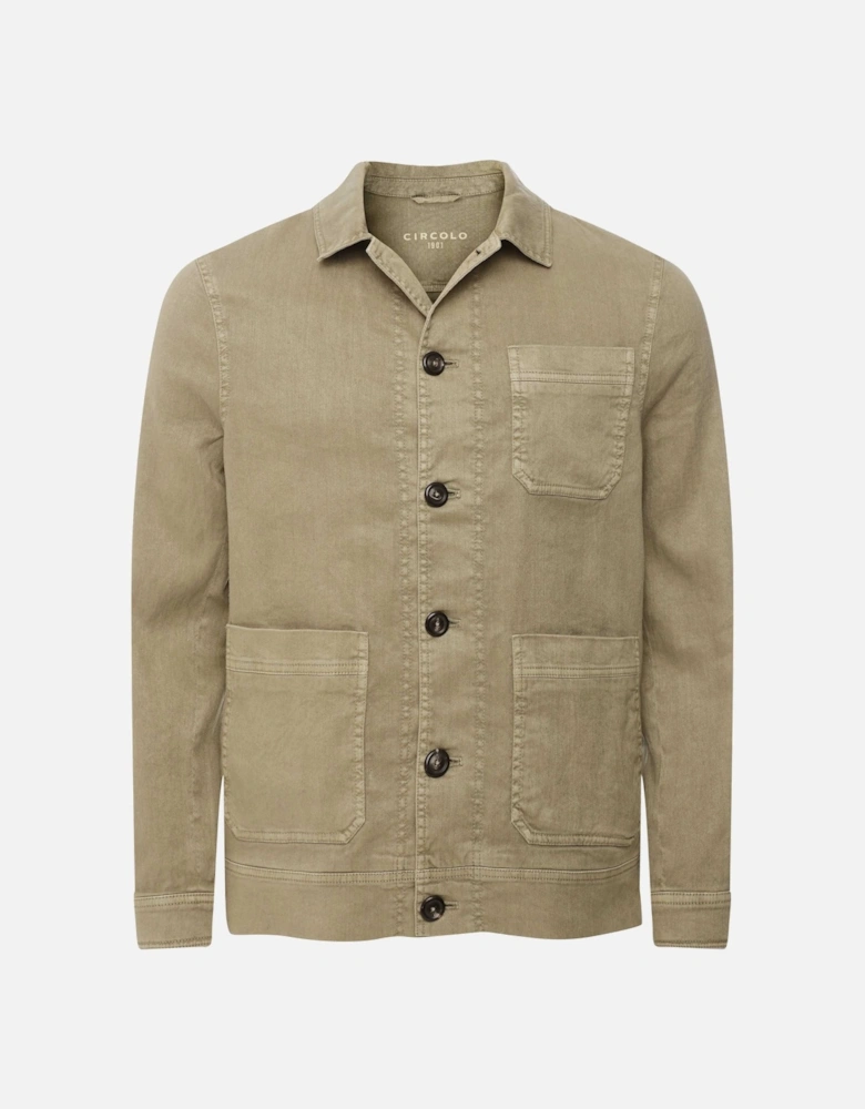 Linen Work Jacket