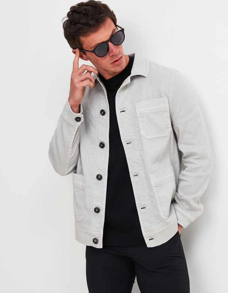 Linen Work Jacket