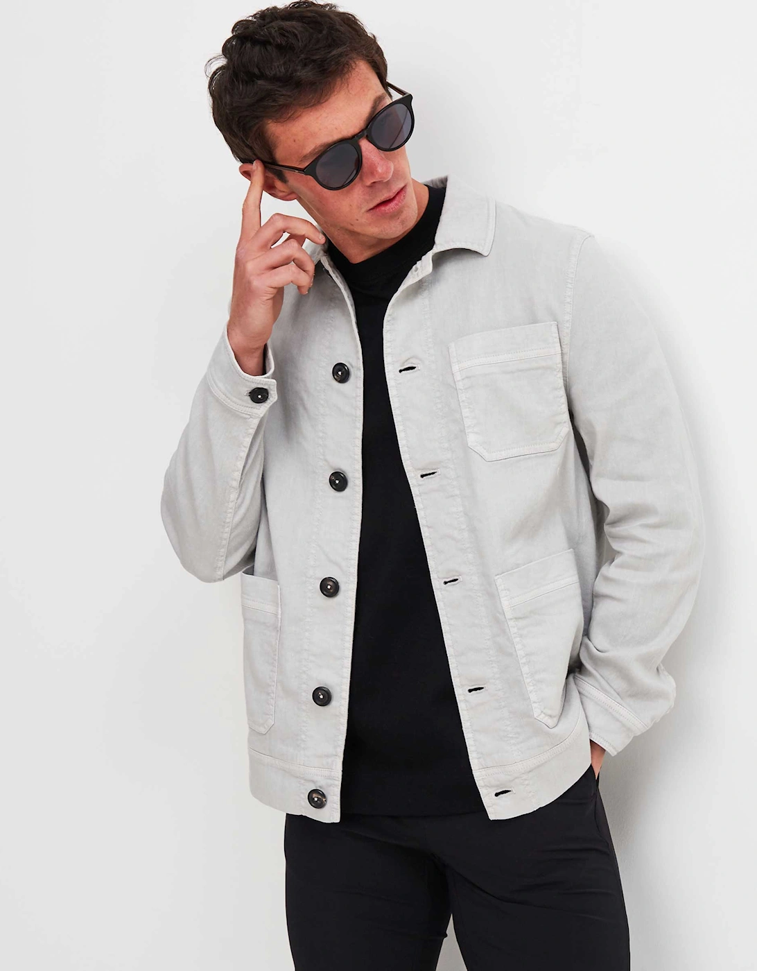 Linen Work Jacket