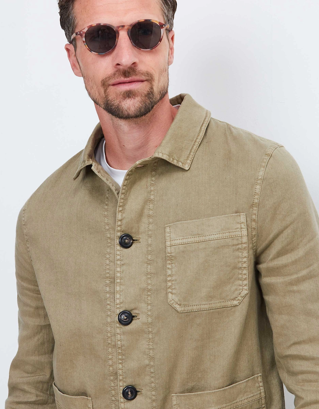 Linen Work Jacket