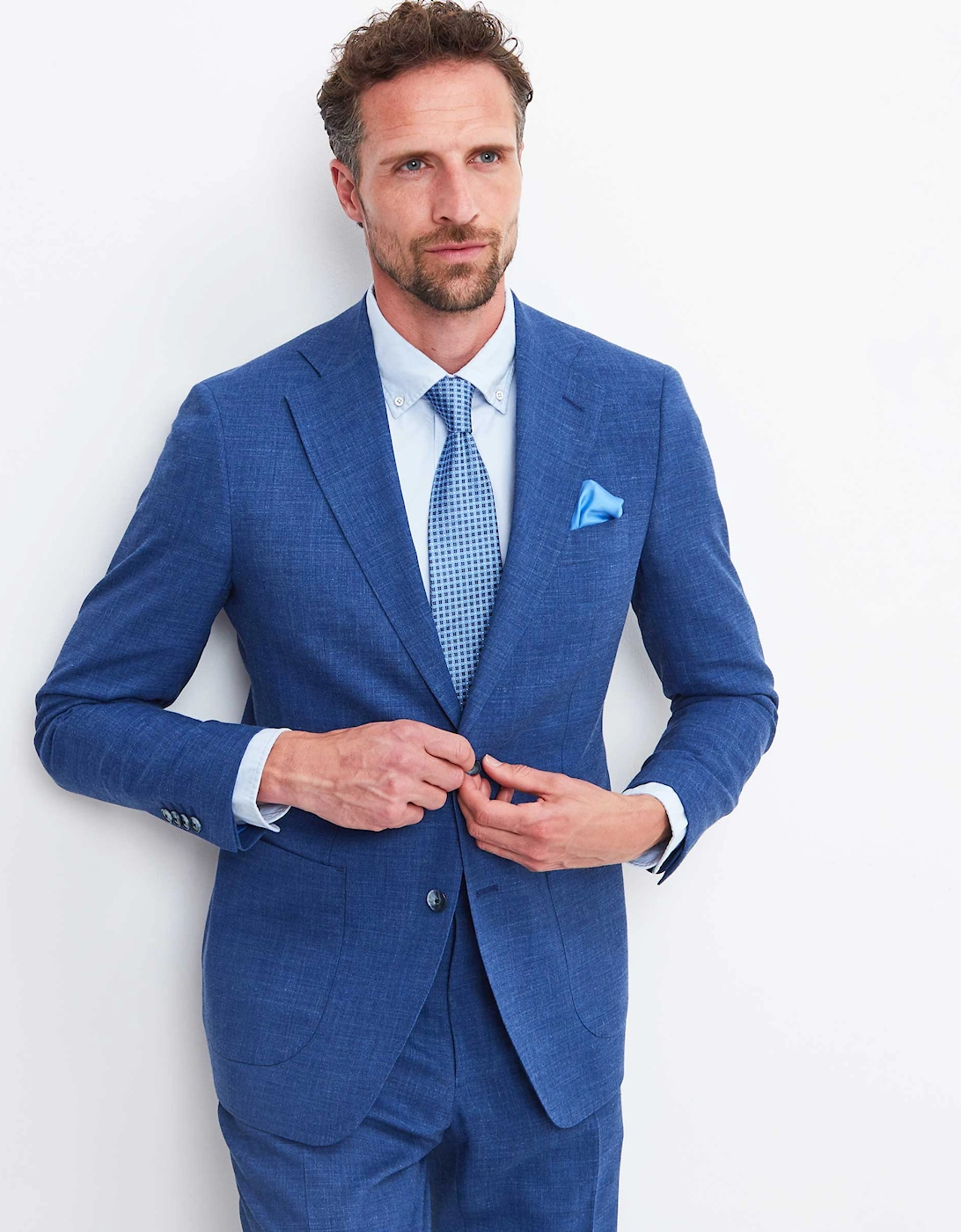 Wool Linen Suit
