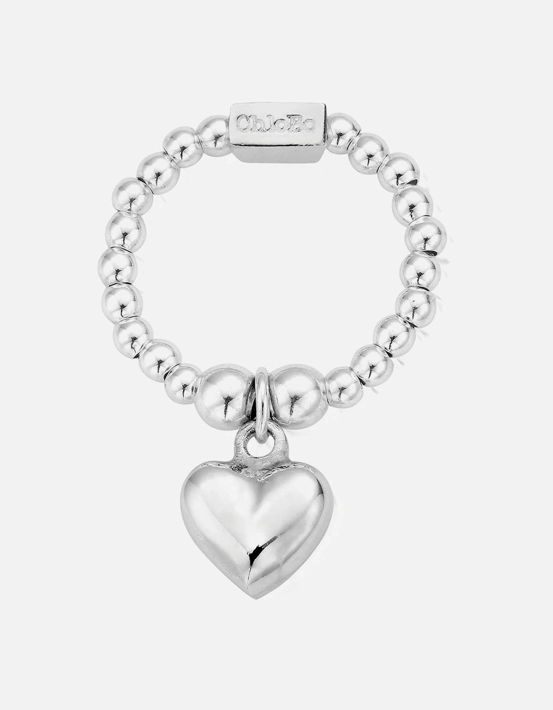 Mini Puffed Heart Ring, 3 of 2