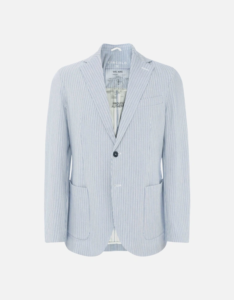 Slim Fit Striped Blazer