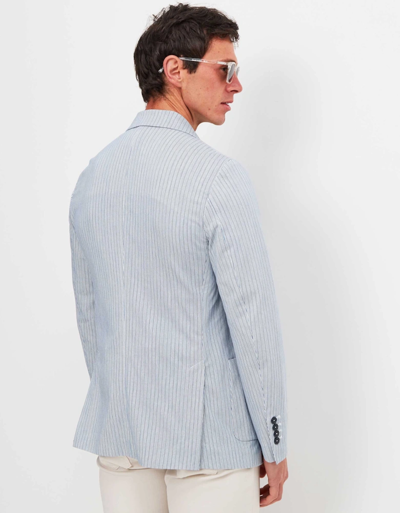 Slim Fit Striped Blazer