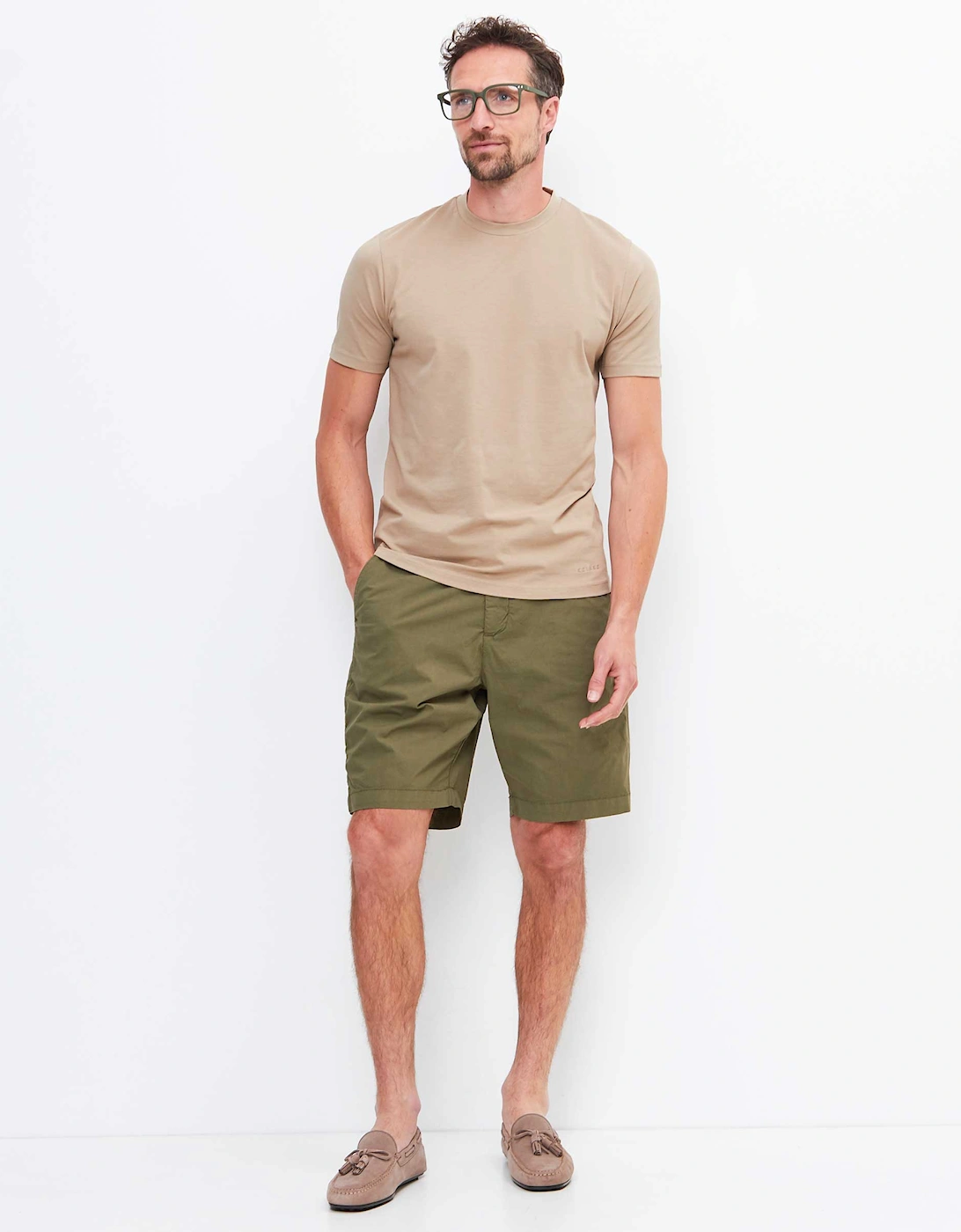 Drawstring Bermuda Shorts