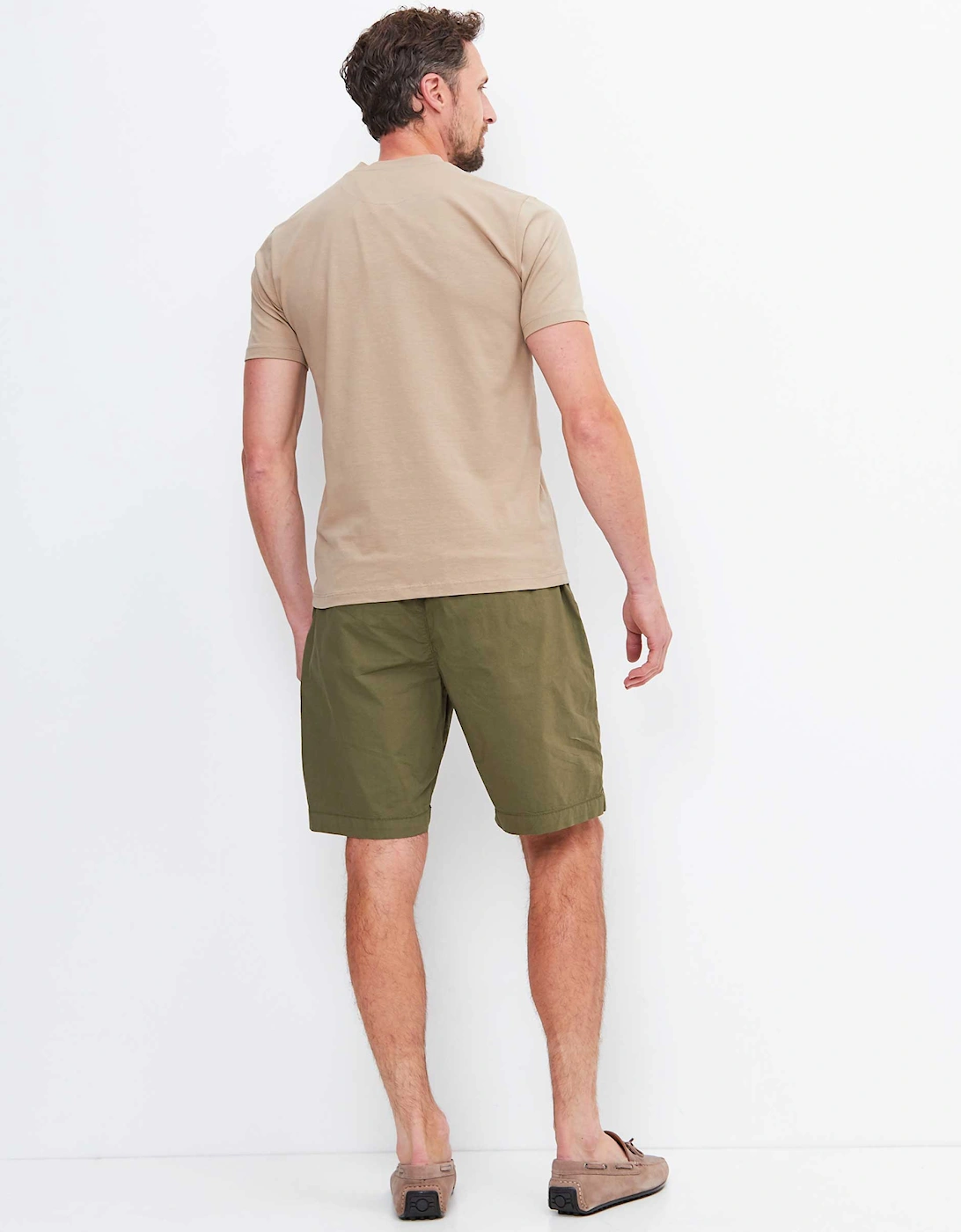 Drawstring Bermuda Shorts